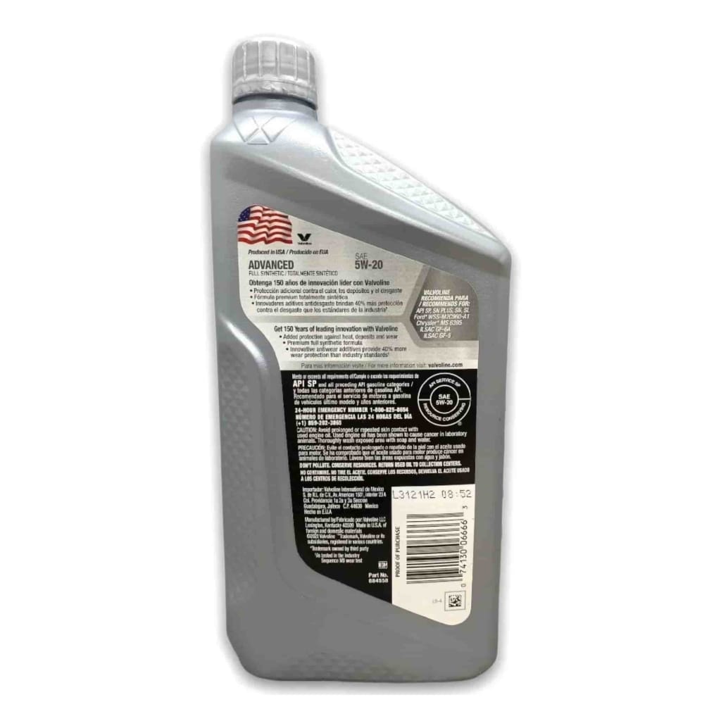 Valvoline Advanced 5W20