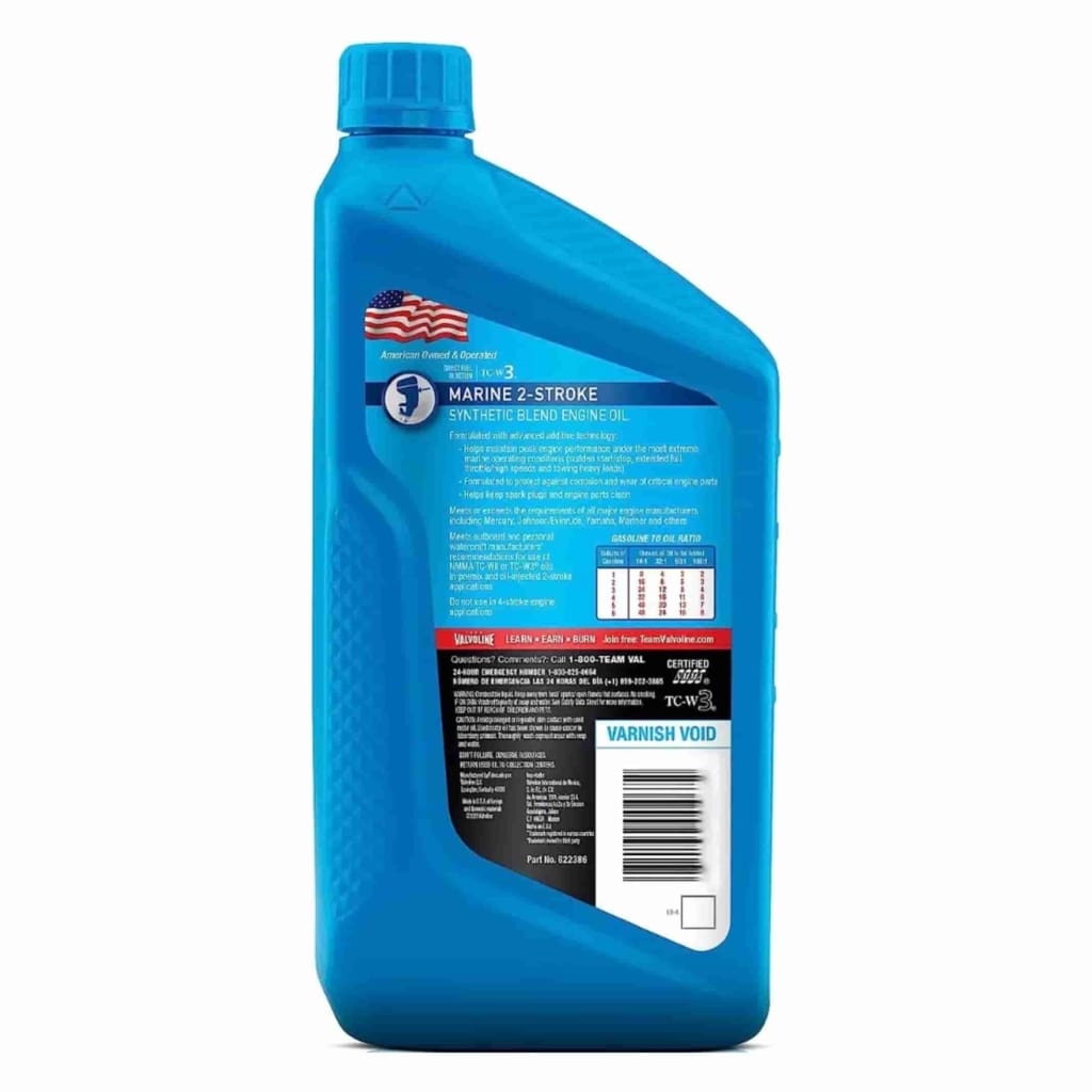 Valvoline 2-Stroke Marine Oil - 1L