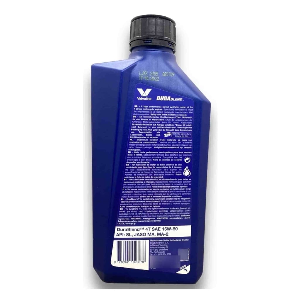 Valvoline Durablend 4T 15W50 -1L