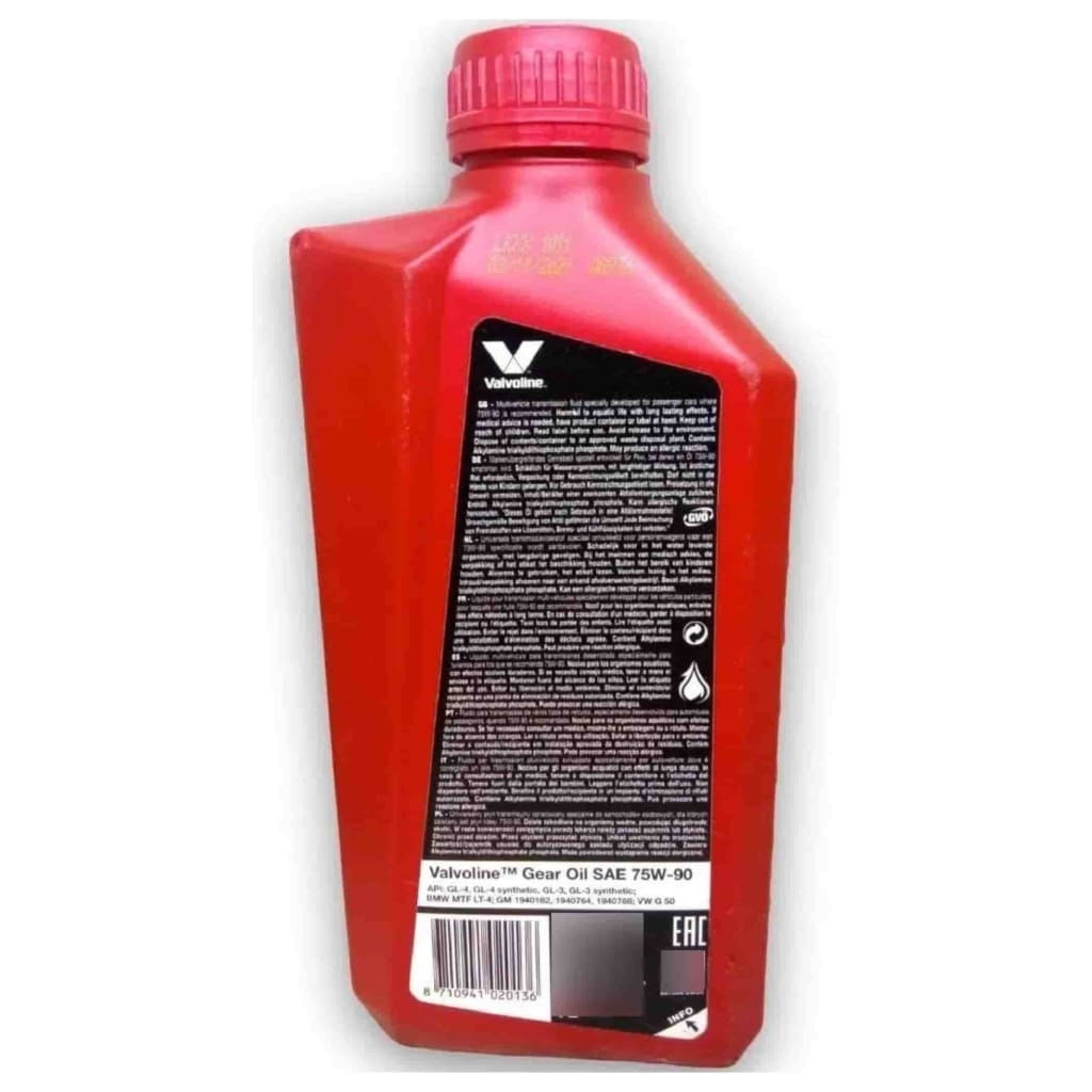 Valvoline Gear Oil 75W90 GL-4+ - 1L