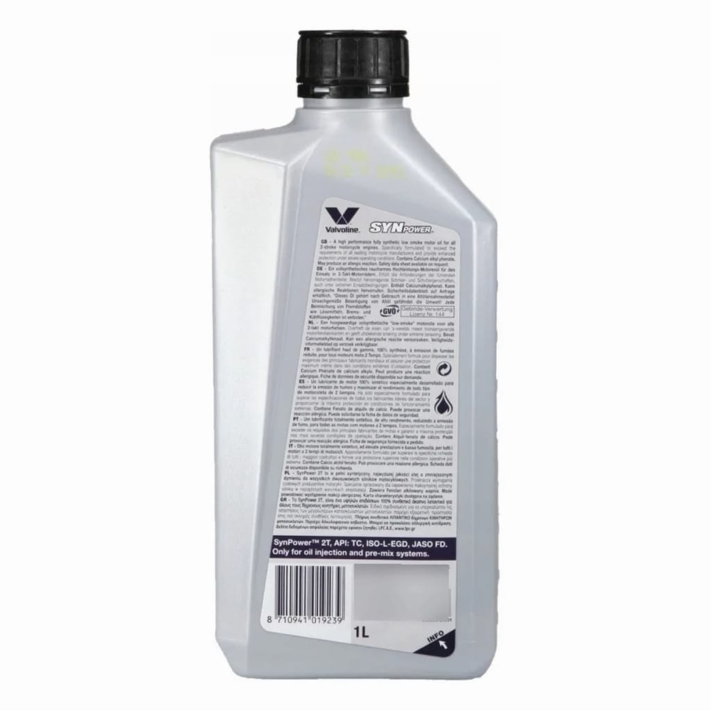 Valvoline SynPower 2T - 1L