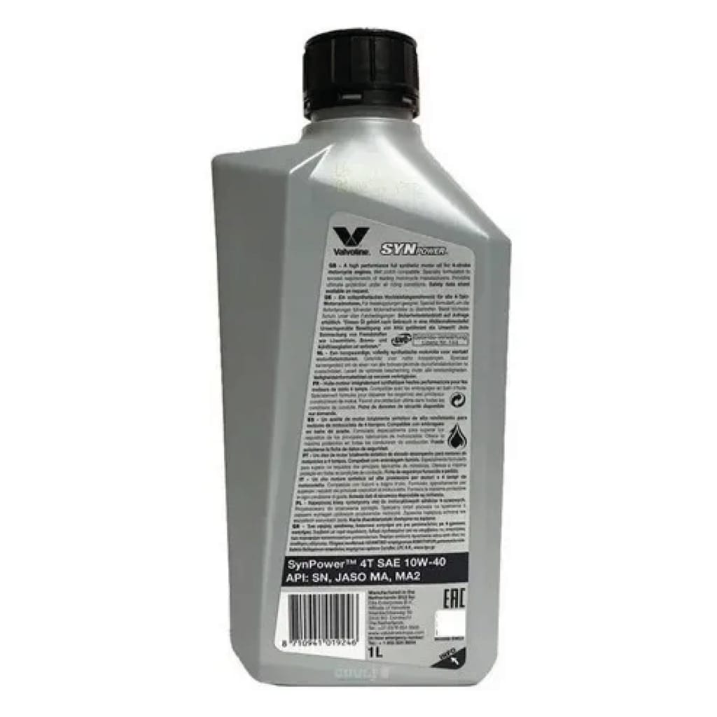 Valvoline SynPower 4T 10W40 - 1L